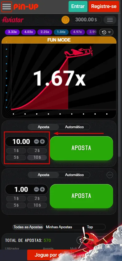 Aviator0000005 escolha sua aposta no jogo